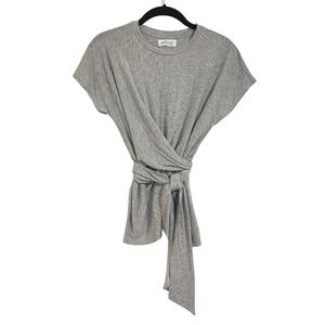 NWOT Velvet by Graham and Spencer Jersey Knit Wrap Top Size Small